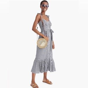 J Crew Gingham Sundress s 10